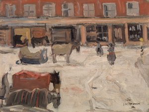 Scène de neige