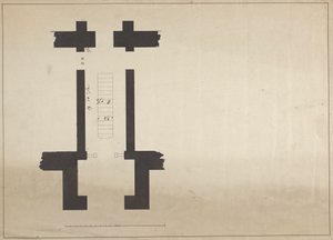 Cobham Hall, Kent : Plan non identifié pour un passage - James Wyatt