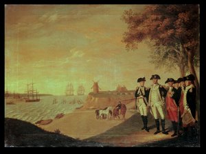 Washington et les généraux à Yorktown - James the Elder Peale