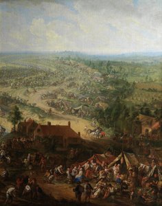 (détail) du Creusement du canal de Gand - Jan Anton Garemyn