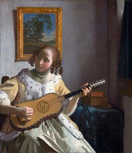 La joueuse de guitare - Johannes Vermeer