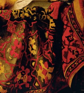 Robe brodée (détail)