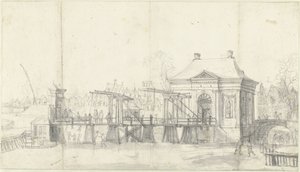 Porte de Heiligeweg à Amsterdam en hiver - Jan Abrahamsz. Beerstraten