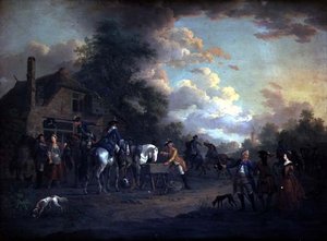 Officiers de cavalerie française arrêtés au 