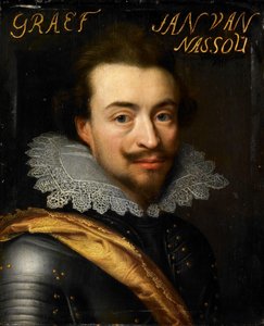 Portrait de Jan le Jeune, comte de Nassau-Siegen (comte Jean VIII de Nassau-Siegen) - Jan Antonisz van Ravesteyn (workshop of)