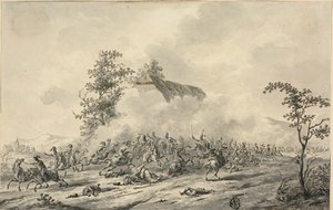 Bataille de cavalerie - Jan Antony Langendijk