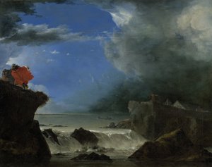 La rupture de la digue Saint-Antoine près d