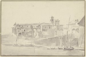 Le poste de péage sur le Tibre - Jan Asselijn