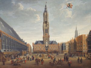 Le Marché, Bruges, vers 1691-1700 - Jan Baptist van Meunincxhove
