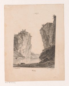 Rochers le long de l
