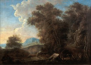 Dutch : Paysage rocheux avec passagers et passerelle Paysage rocheux avec passagers et passerelle - Jan Both