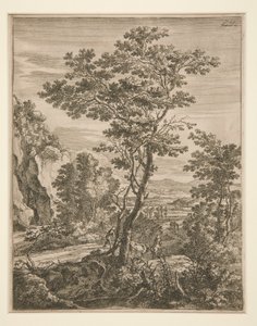 Paysage avec un grand arbre - Jan Both
