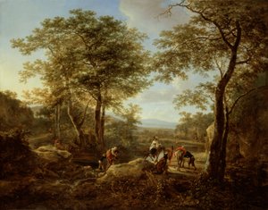 Le gué et la halte des voyageurs - Jan Both