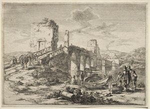 Le pont Molle sur le Tibre