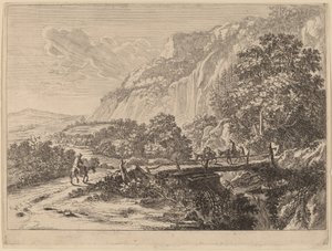Le Pont en bois à Sulmona, près de Tivoli