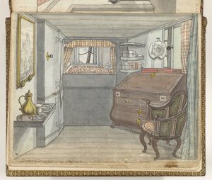 Cabane du chirurgien sur le navire VOC Stavenisse - Jan Brandes