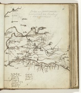 Carte de la région entre Doetinchem et Venlo - Jan Brandes