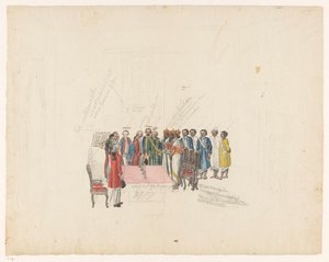 Réception des envoyés du roi de Kandy, 1785 - Jan Brandes