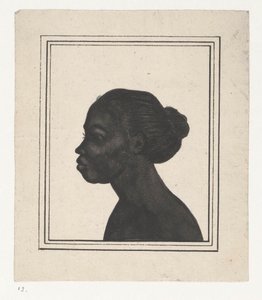 Portrait en silhouette de Flora, esclave - Jan Brandes