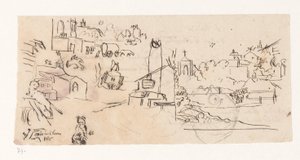 Vue de ville ou de village - Jan Brandes
