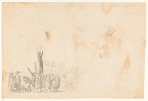 Scène de rue à Batavia - Jan Brandes