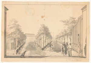 Jardin et allée d