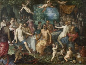 Le Festin des Dieux. Le Mariage de Pélée et Thétis - Jan Brueghel d.Æ.