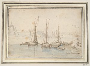 Vue de Ruhrort et Duisburg