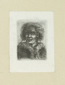 Homme avec un col en fourrure - Jan Chalon