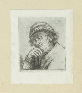 Homme avec la main sous le menton - Jan Chalon