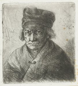 Homme avec bonnet - Jan Chalon