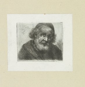 Vieil homme avec une barbe - Jan Chalon