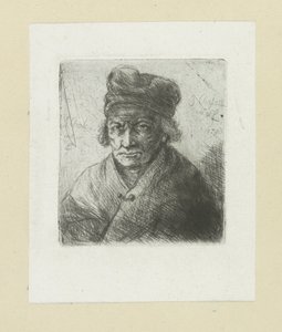 Vieil homme avec un bonnet - Jan Chalon
