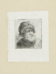 Vieil homme avec turban - Jan Chalon
