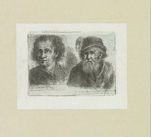 Deux hommes - Jan Chalon