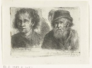 Deux hommes - Jan Chalon