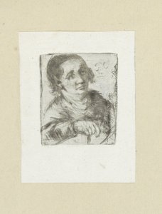 Homme adulte avec un bâton - Jan Chalon
