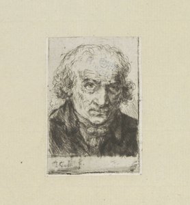 Homme adulte, vers la droite - Jan Chalon