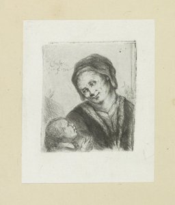 Femme et enfant - Jan Chalon