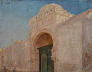 Kairouan (Entrée de la Mosquée du Barbier)