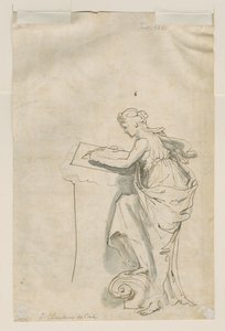 Femme écrivant