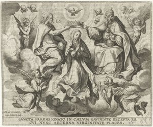Couronnement de Marie - Jan Collaert (II)