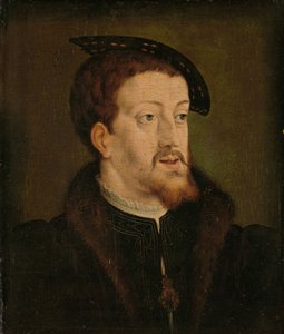 Portrait de Charles V, empereur romain germanique, vers 1530 - Jan Cornelisz Vermeyen