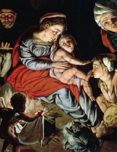 La Sainte Famille autour d
