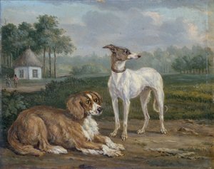 Deux chiens - Jan Dasveldt