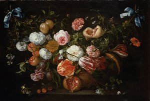 Une guirlande de fleurs - Jan Davidsz de Heem