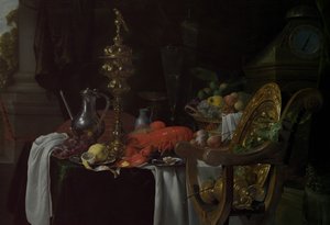 Nature morte : une scène de banquet, probablement vers 1640-41 - Jan Davidsz de Heem