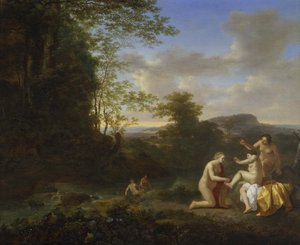 Paysage avec nymphes
