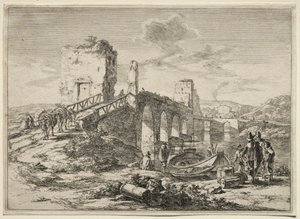 Le pont Molle sur le Tibre