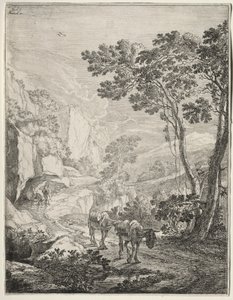 Les Deux Mules. Rocca Aquatico près d